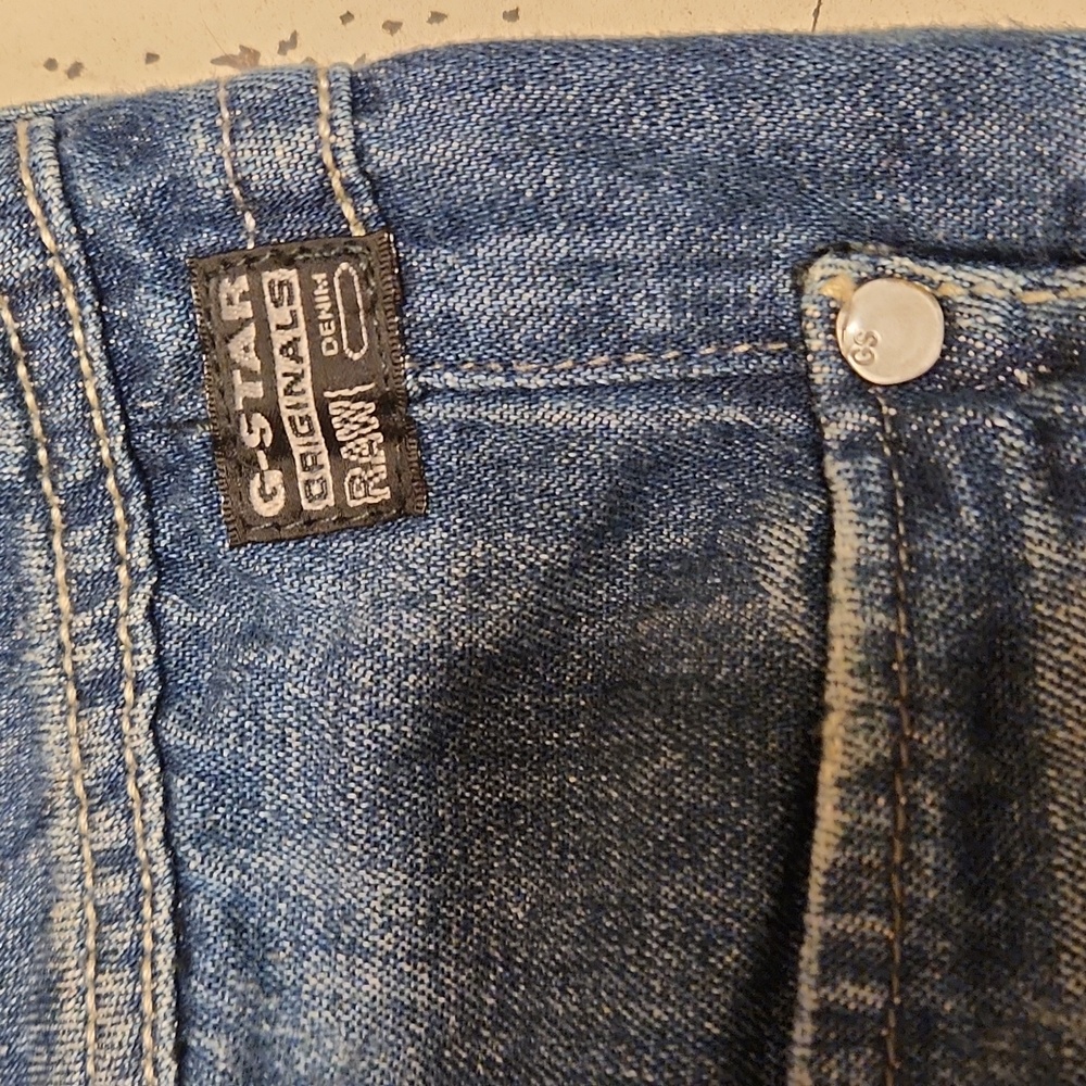 G-Star Raw Dark Blue Wash Ford Loose Fo Womens Straight Leg Baggy Jeans NWT - Picture 4 of 15